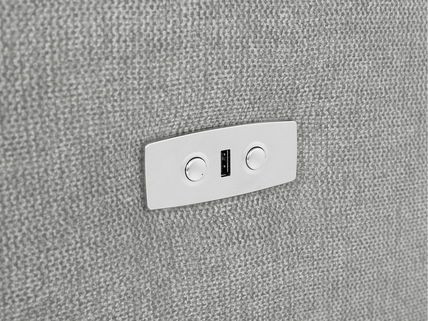 Minkštas kampas reglaineris Tanaro Ch.sofa 3PL L elektro - Pilka Fab 64700605 (šviesi pilka)