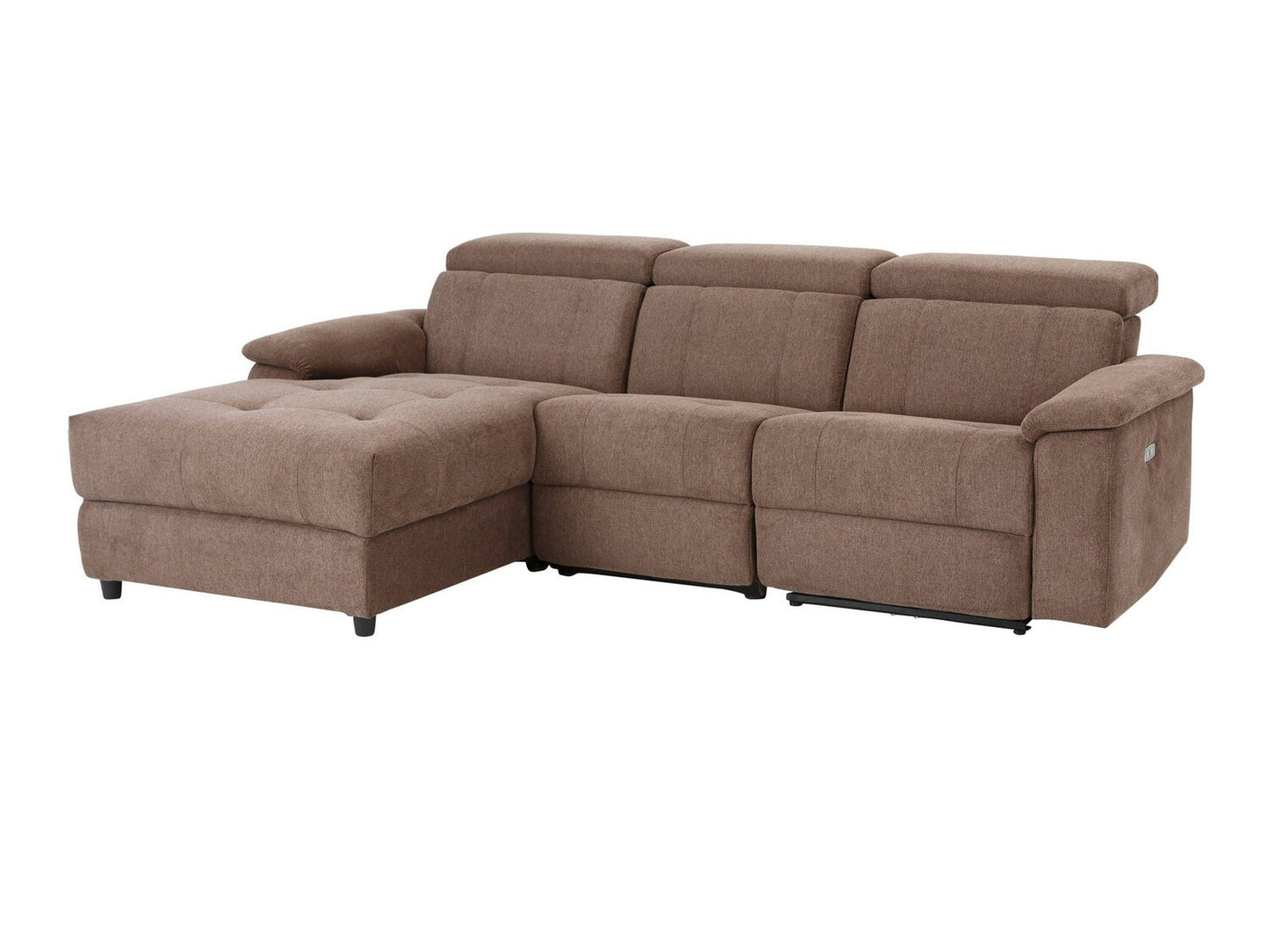 Minkštas kampas reglaineris Tanaro Ch.sofa 3PL L elektro - Ruda Fab 64700712 (Ruda)