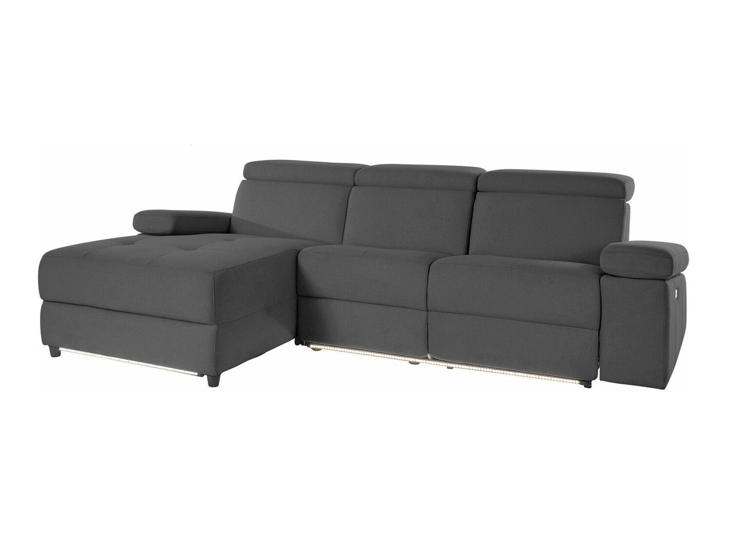 Minkštas kampas reglaineris Rayland Ch.sofa 3PL L elec -Sun Anthr 93670658 (Antracitas)