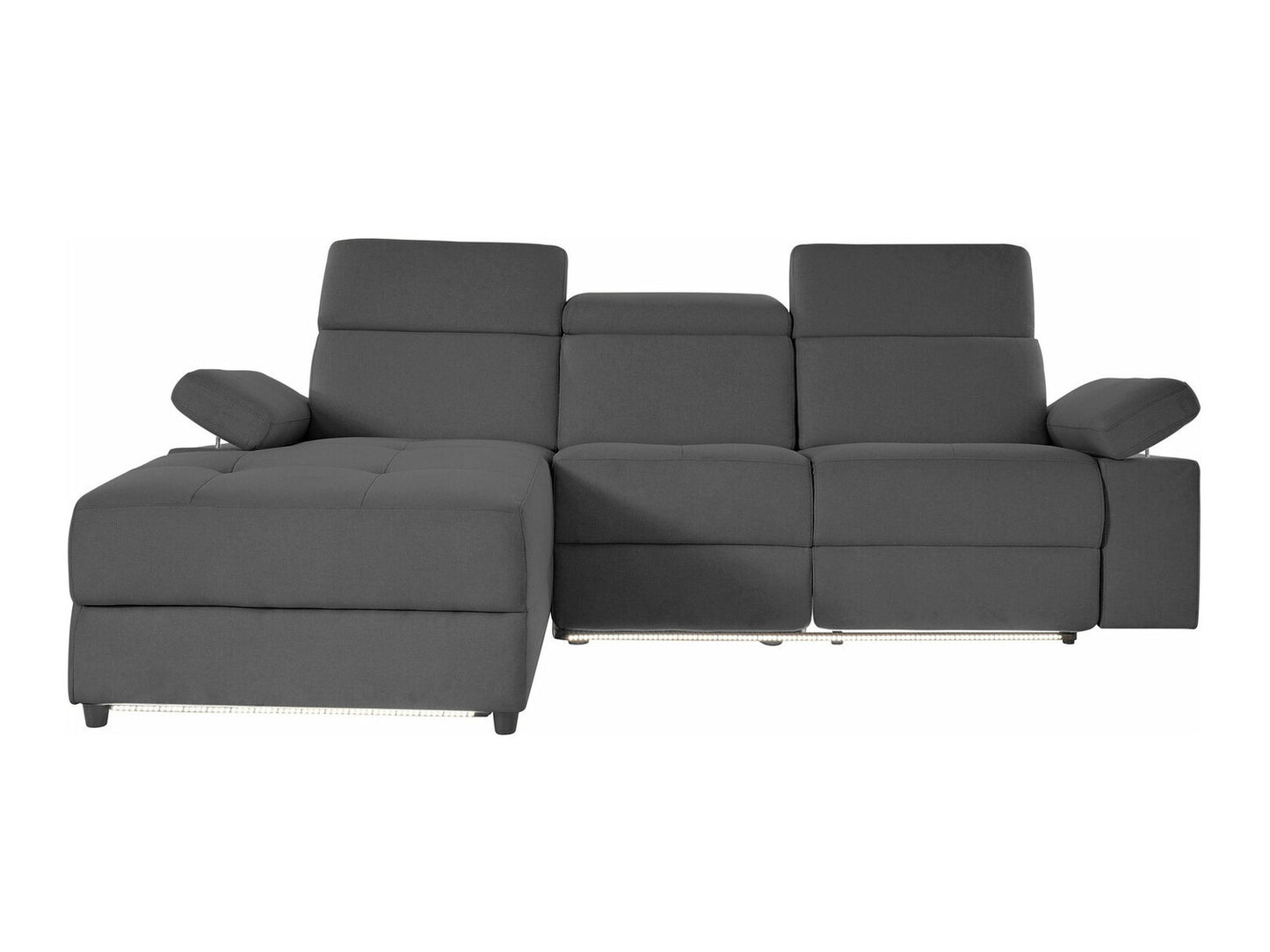 Minkštas kampas reglaineris Rayland Ch.sofa 3PL L elec -Sun Anthr 93670658 (Antracitas)
