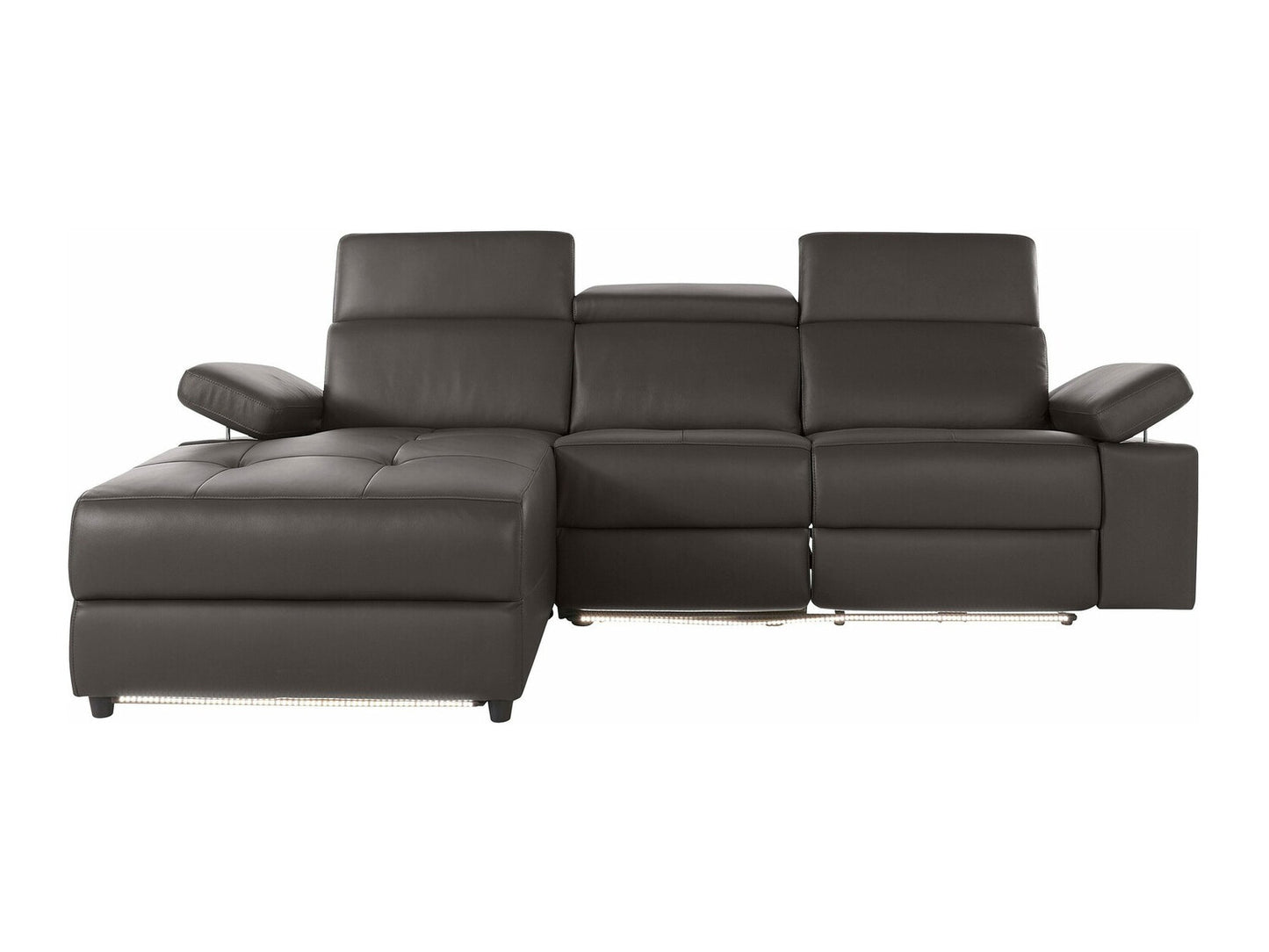 Minkštas kampas reglaineris Rayland Ch.sofa 3PL L elec - Ruda PU 93670421 (Ruda)