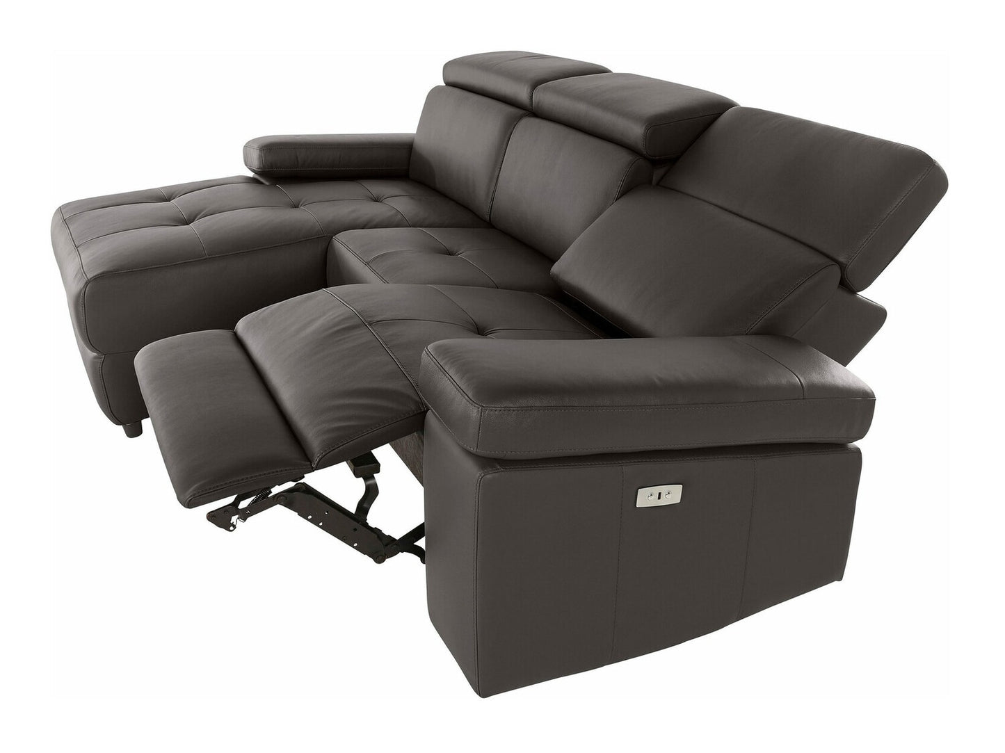 Minkštas kampas reglaineris Rayland Ch.sofa 3PL L elec - Ruda PU 93670421 (Ruda)