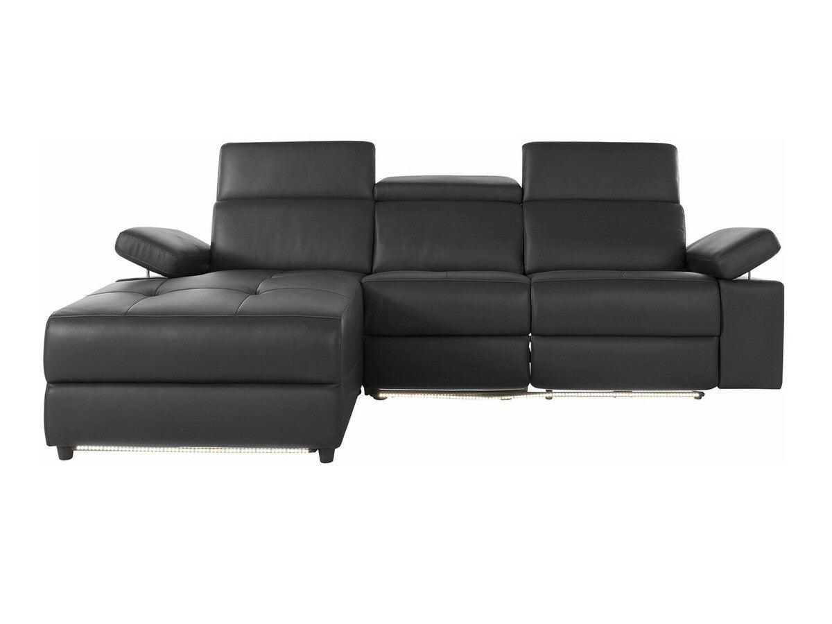 Minkštas kampas reglaineris Rayland Ch.sofa 3PL L man - Juoda PU 93671422 (Juoda)