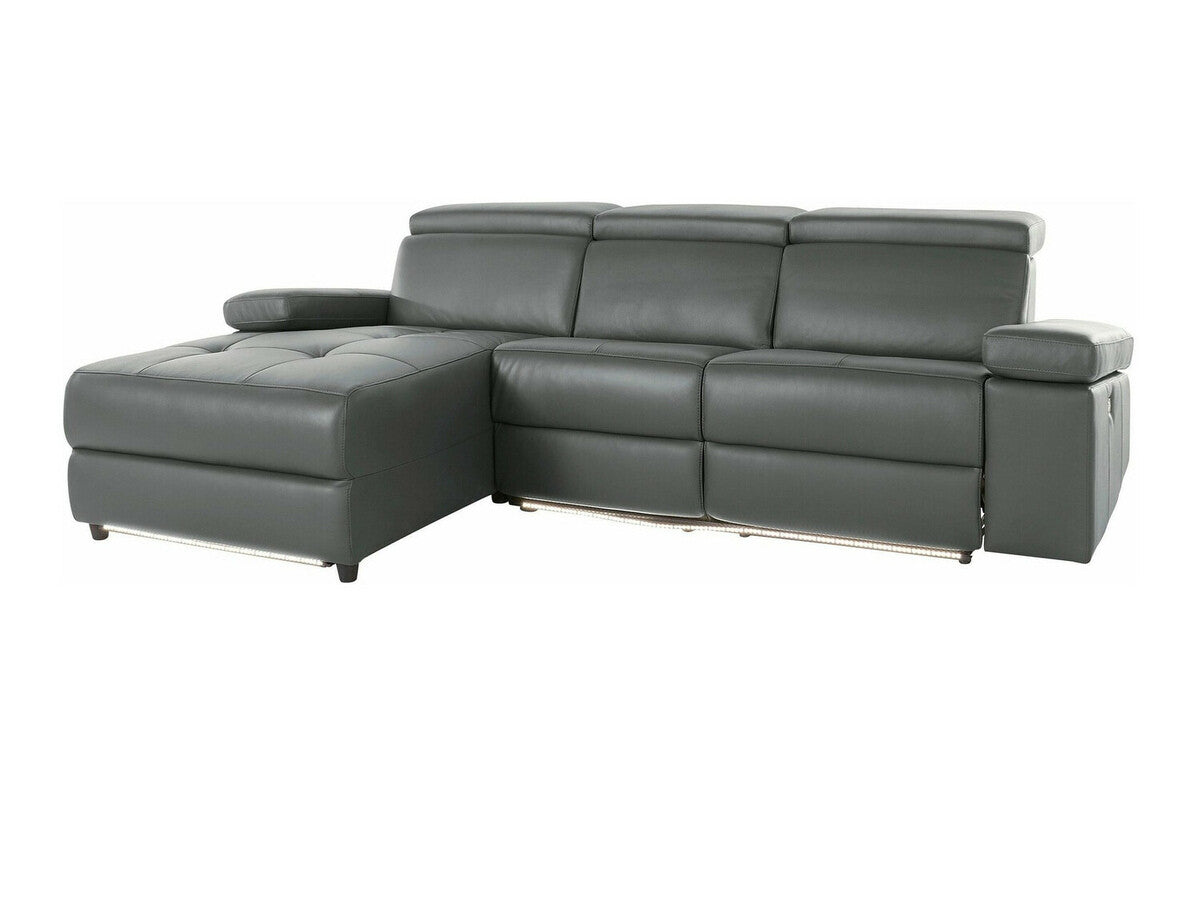 Minkštas kampas reglaineris Rayland Ch.sofa 3PL L man - Pilka PU 93671440 (Pilka)