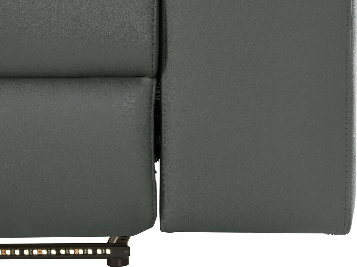 Minkštas kampas reglaineris Rayland Ch.sofa 3PL L man - Pilka PU 93671440 (Pilka)