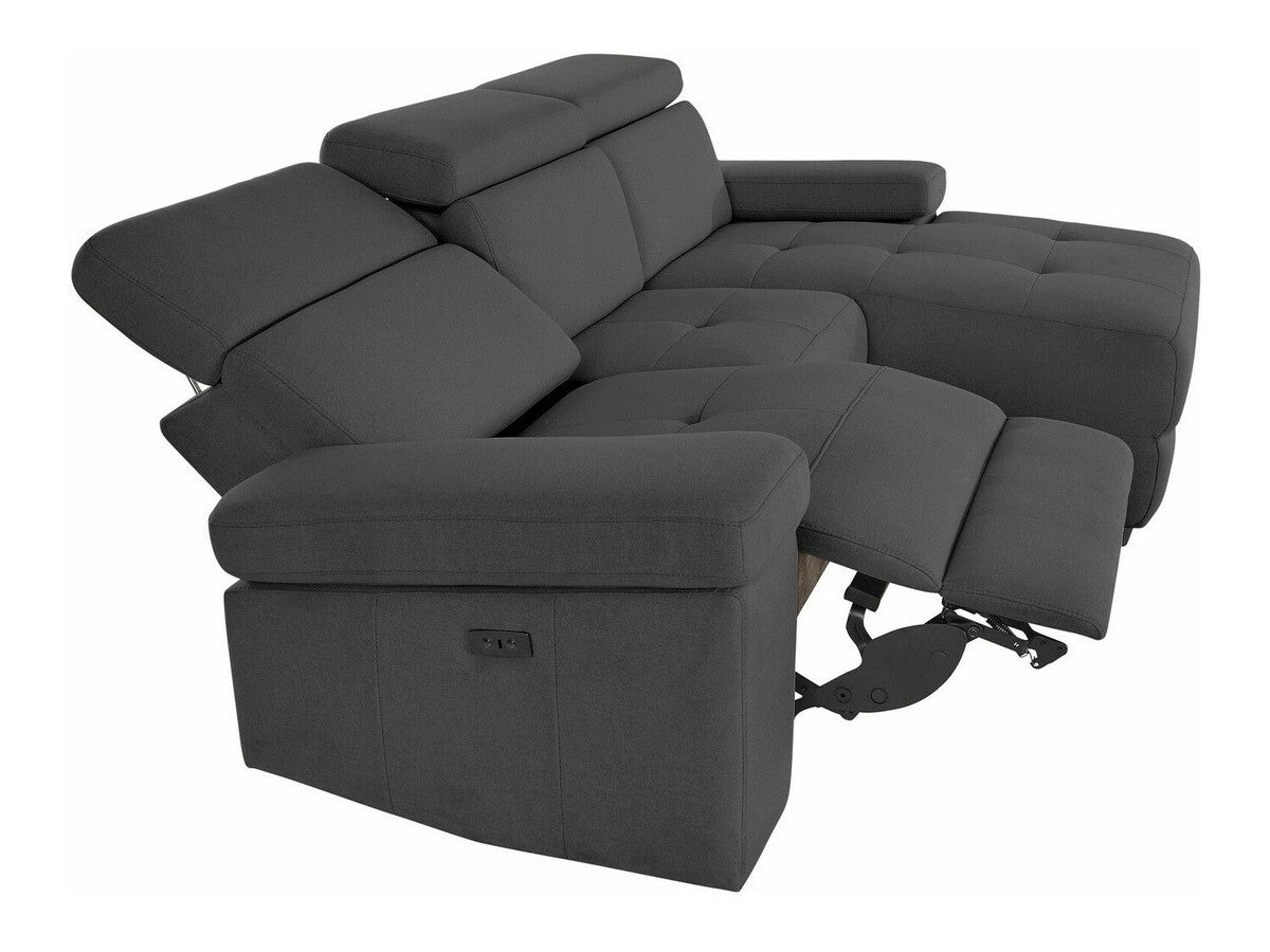 Minkštas kampas reglaineris Rayland Ch.sofa 3PL R elec Sun Anthr 93672658 (Antracitas)