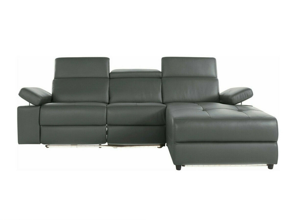 Minkštas kampas reglaineris Rayland Ch.sofa 3PL R man - Pilka PU 93673440 (Pilka)