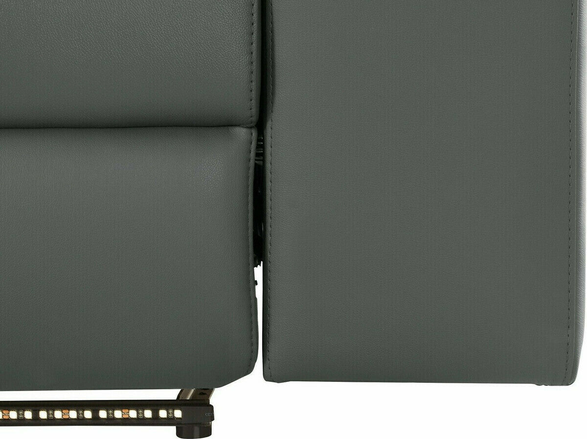 Minkštas kampas reglaineris Rayland Ch.sofa 3PL R man - Pilka PU 93673440 (Pilka)