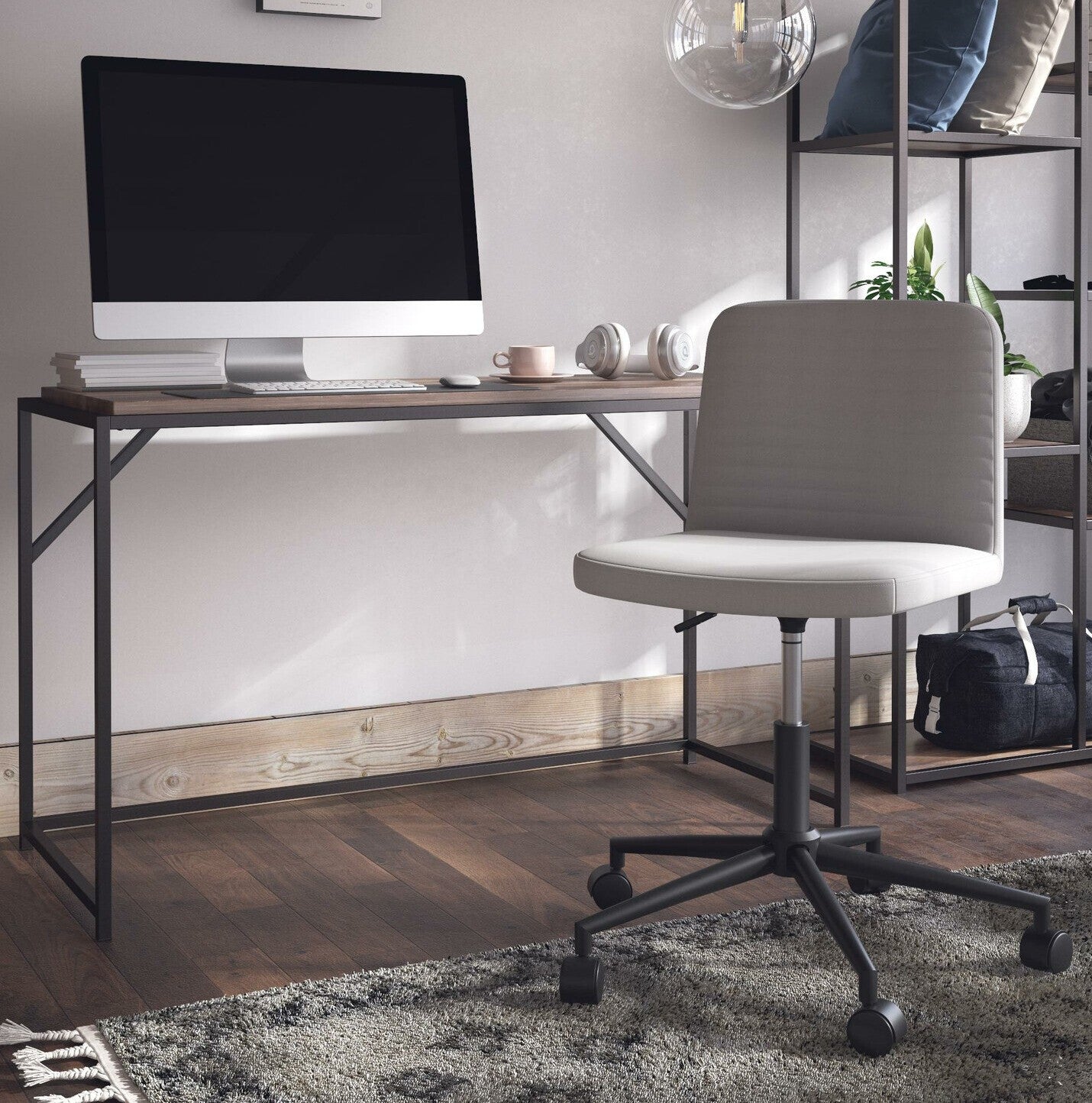Biuro kėdė Queer Eye Corey Office Kėdė, Pilka Linas DA2035369QE (Pilka)