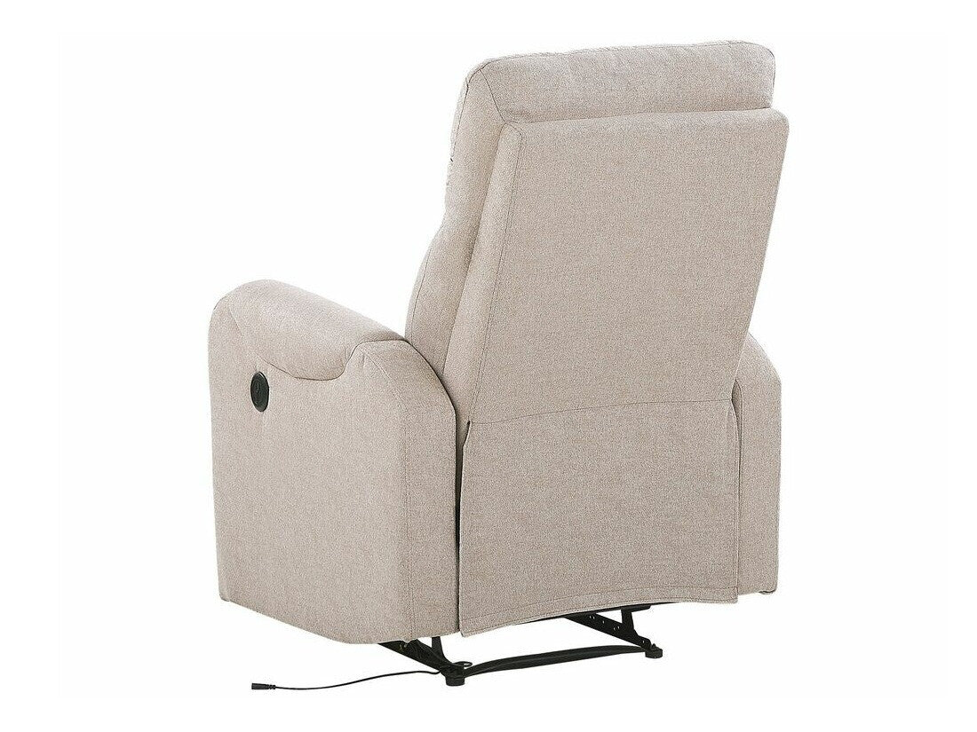 Fotelis reglaineris LED Reglaineris Kėdė with USB Port Beige SOMERO 237300 (Beige)