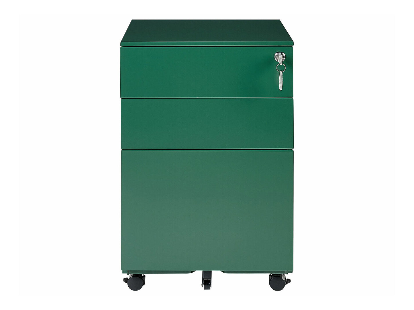Stalčių blokas 3 Stalčius Metalas Storage Spintelė Žalia CAMI 359268 Spalva: Žalia