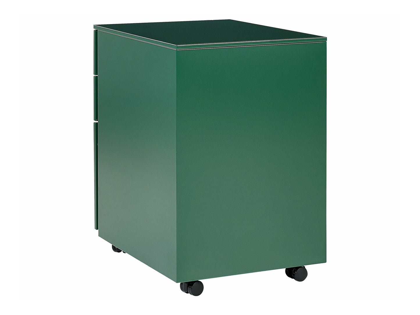 Stalčių blokas 3 Stalčius Metalas Storage Spintelė Žalia CAMI 359268 Spalva: Žalia