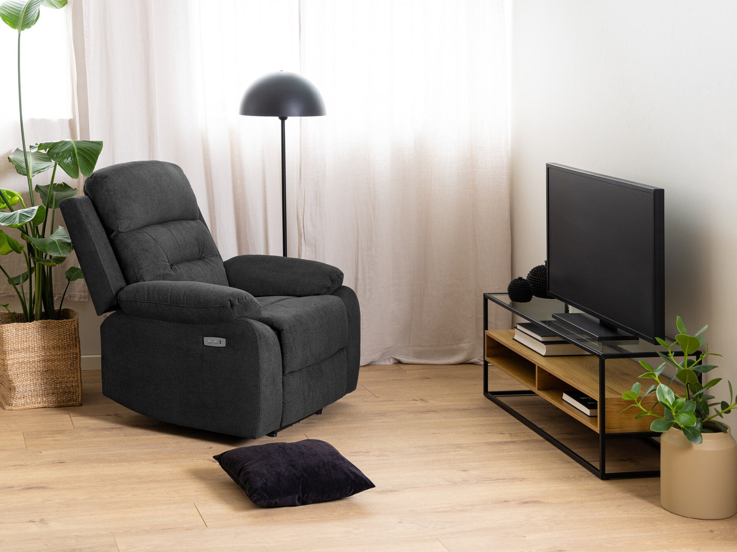 Fotelis reglaineris Vansbro reglaineris pilka 0000097133