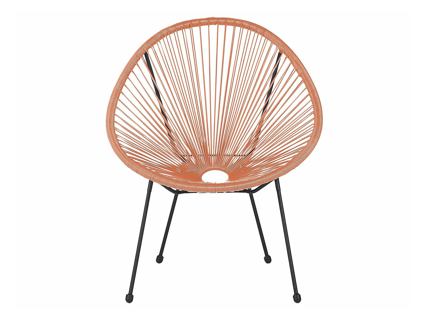 Balkono komplektas PE Rattan Bistro Komplektas Oranžinė ACAPULCO II 297783 (Oranžinė)