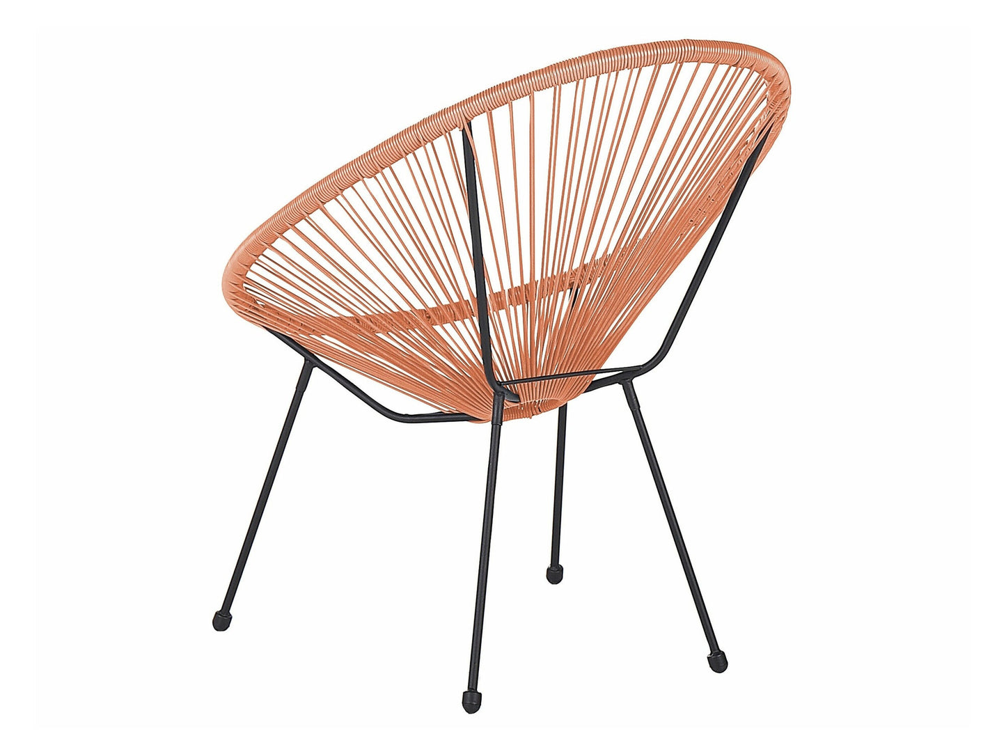 Balkono komplektas PE Rattan Bistro Komplektas Oranžinė ACAPULCO II 297783 (Oranžinė)