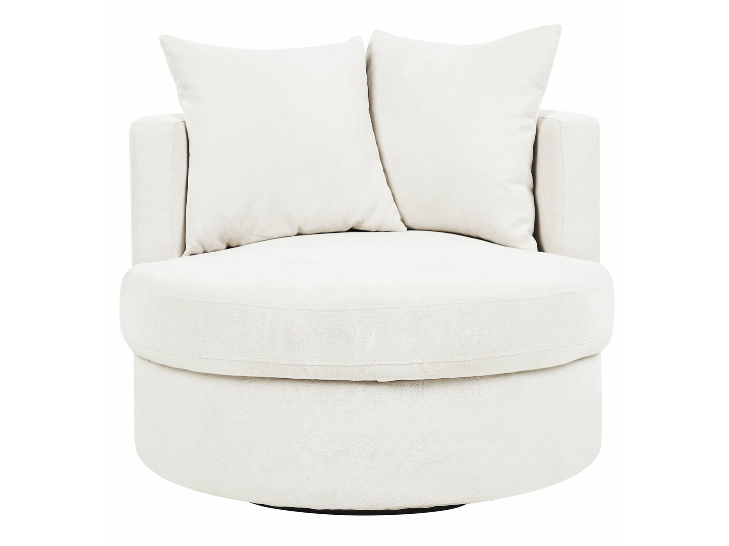Fotelis Swivel Gobelenas DALBY 403404, Spalva: Beige