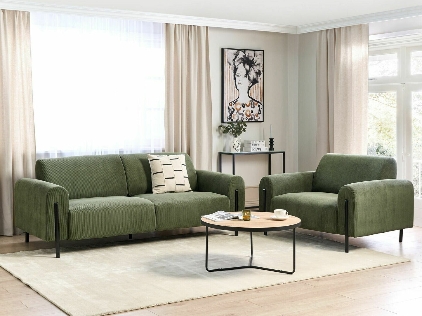 Fotelis Fotelis ASKIM 504056 (Žalia)