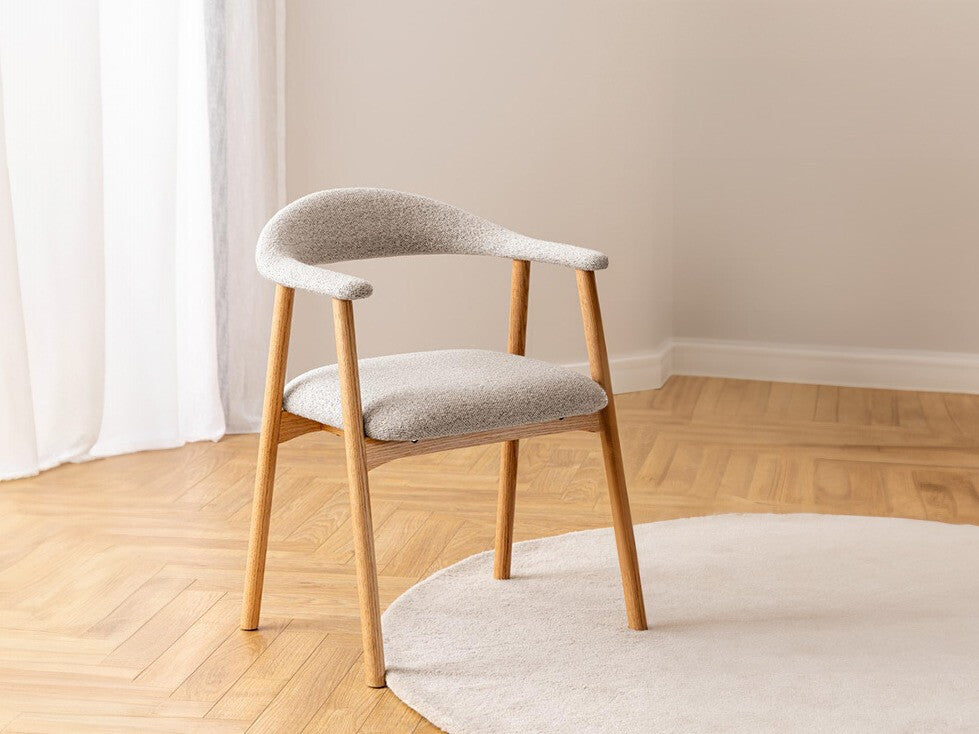 Kėdė Addi dining kėdė with armrest smėlio 0000102364 (Beige)