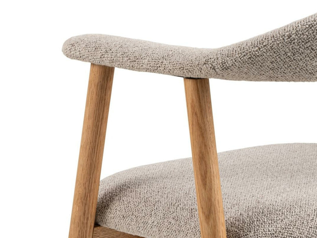 Kėdė Addi dining kėdė with armrest smėlio 0000102364 (Beige)