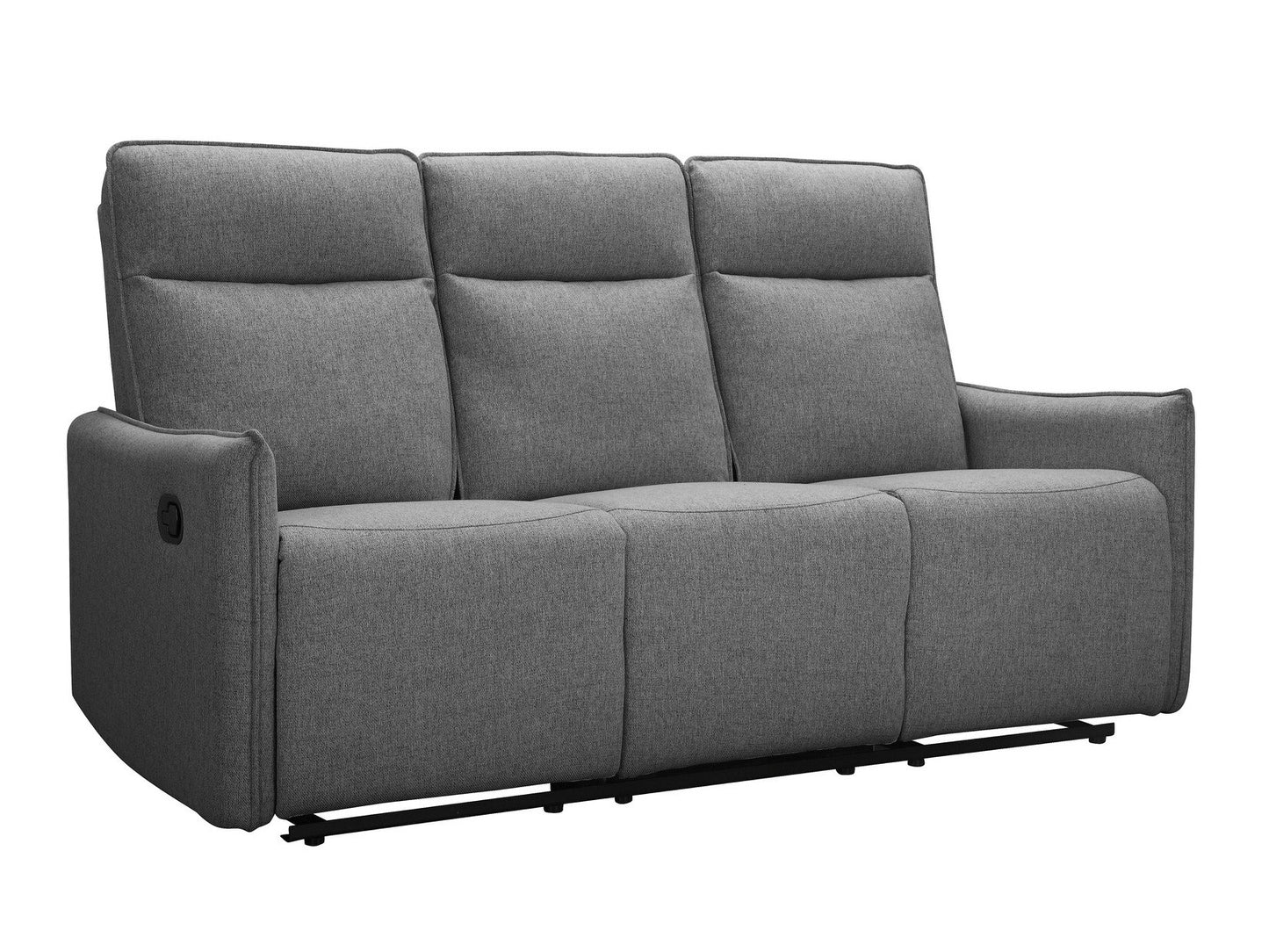 Sofa reglaineris Lugo Sofa with 3 Seats with Rankinis Function in Antracitas Gobelenas 12661088 (Antracitas)