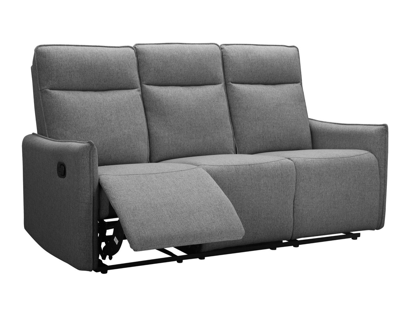 Sofa reglaineris Lugo Sofa with 3 Seats with Rankinis Function in Antracitas Gobelenas 12661088 (Antracitas)