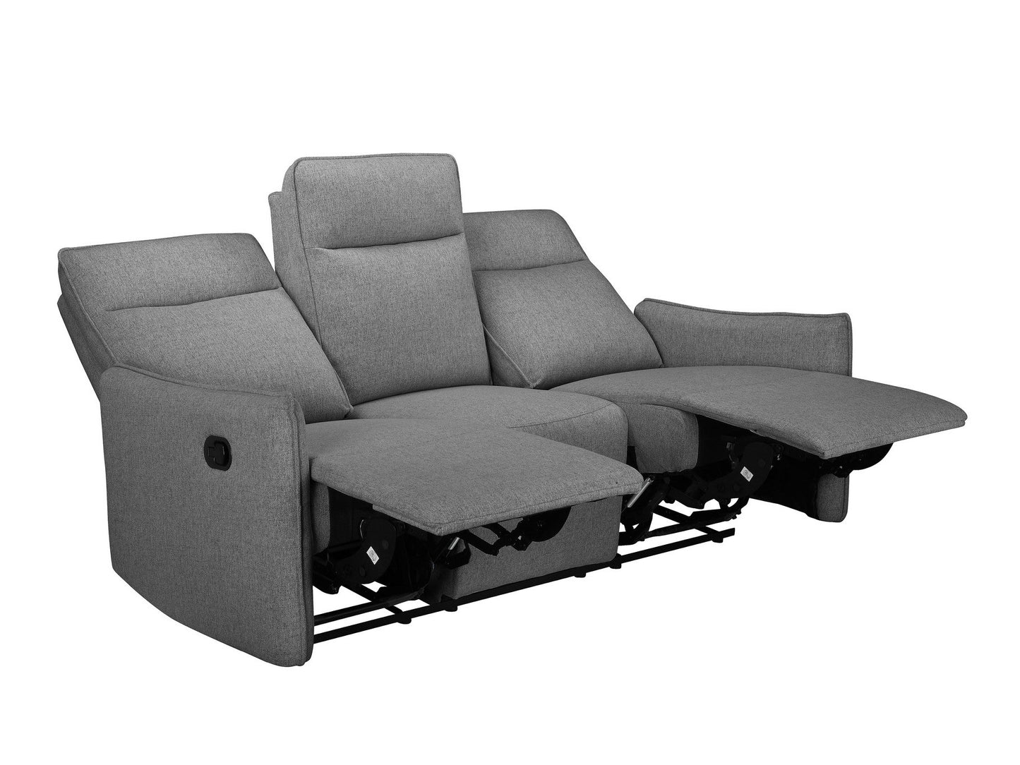 Sofa reglaineris Lugo Sofa with 3 Seats with Rankinis Function in Antracitas Gobelenas 12661088 (Antracitas)
