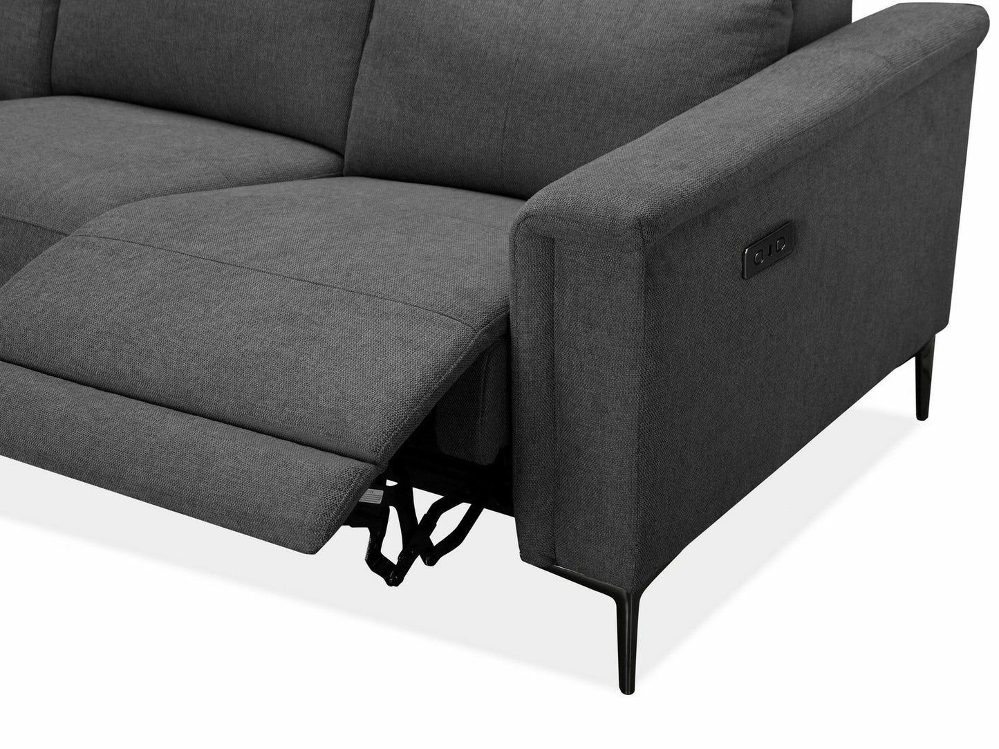 Sofa reglaineris Lund Sofa 3 Seater with 2 Elektrinis Reglaineris in Antracitas Gobelenas 1207549 (Antracitas)