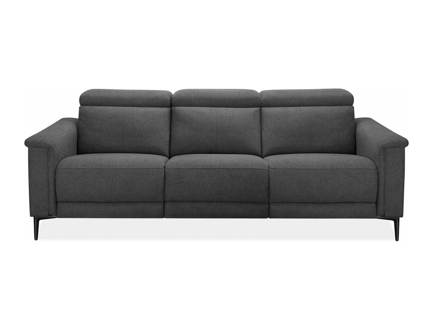 Sofa reglaineris Lund Sofa 3 Seater with 2 Rankinis Reglaineris in Antracitas Gobelenas 1208549 (Antracitas)