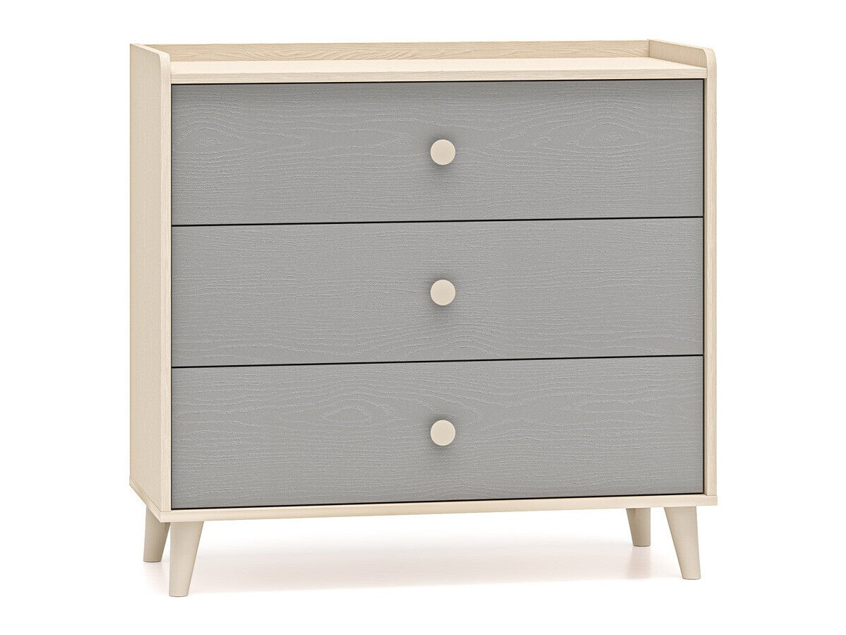 Komoda Mevel 06 Desert sand/palladium grey - 3S chest of drawers