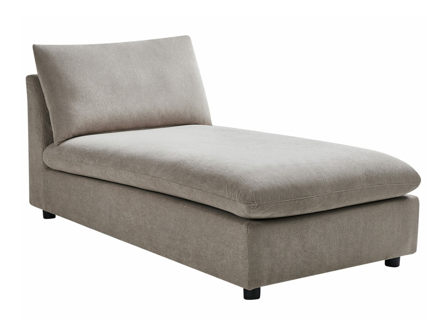 Kušetė Gobelenas Chaise Lounge Taupe VIZILLE 584902 (Taupe)