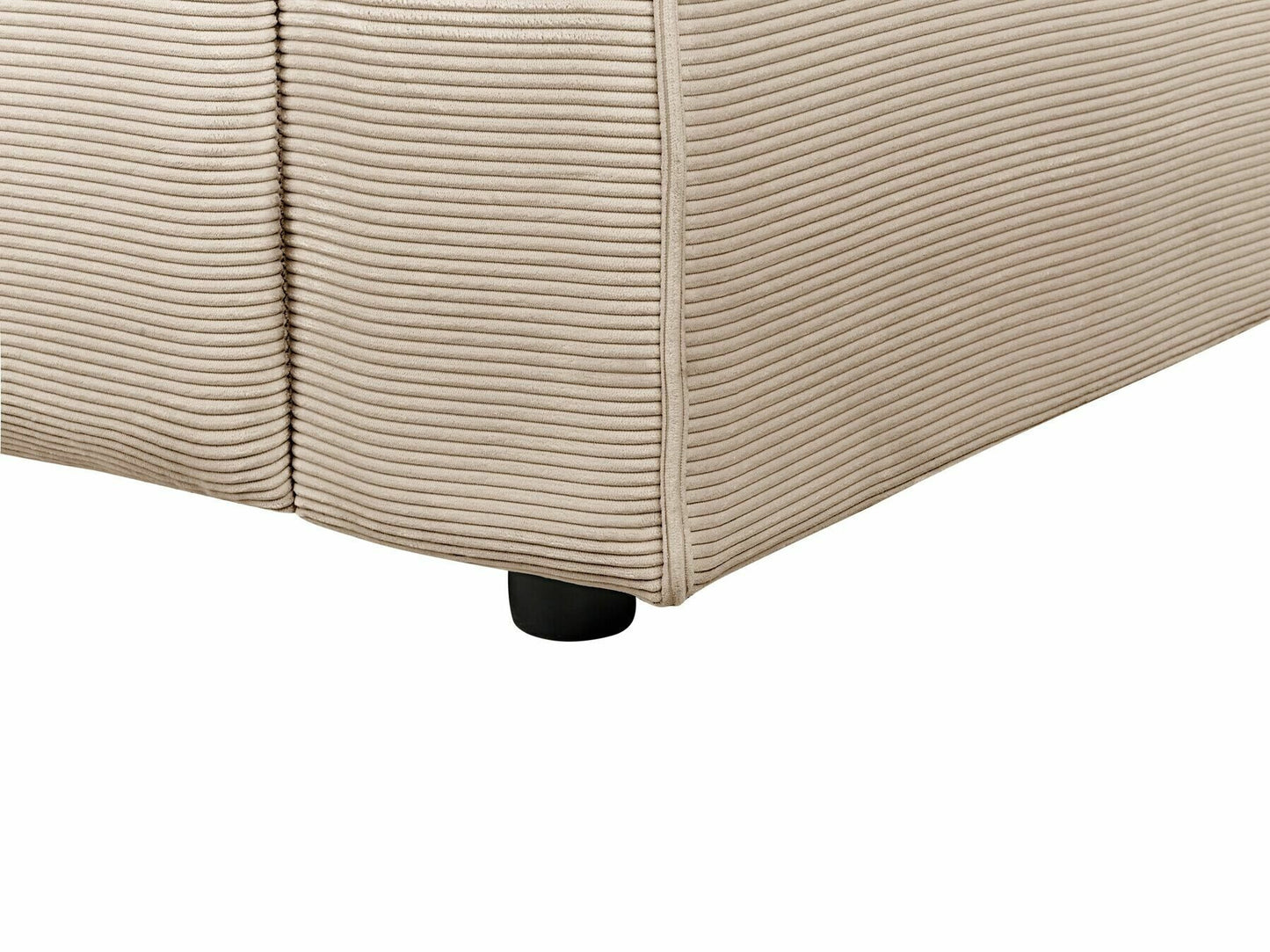 Sofa reglaineris 2 Seater Corduroy Elektrinis Reglaineris Sofa with USB Port ULVEN Sand Beige 468194 (Šviesi ruda)