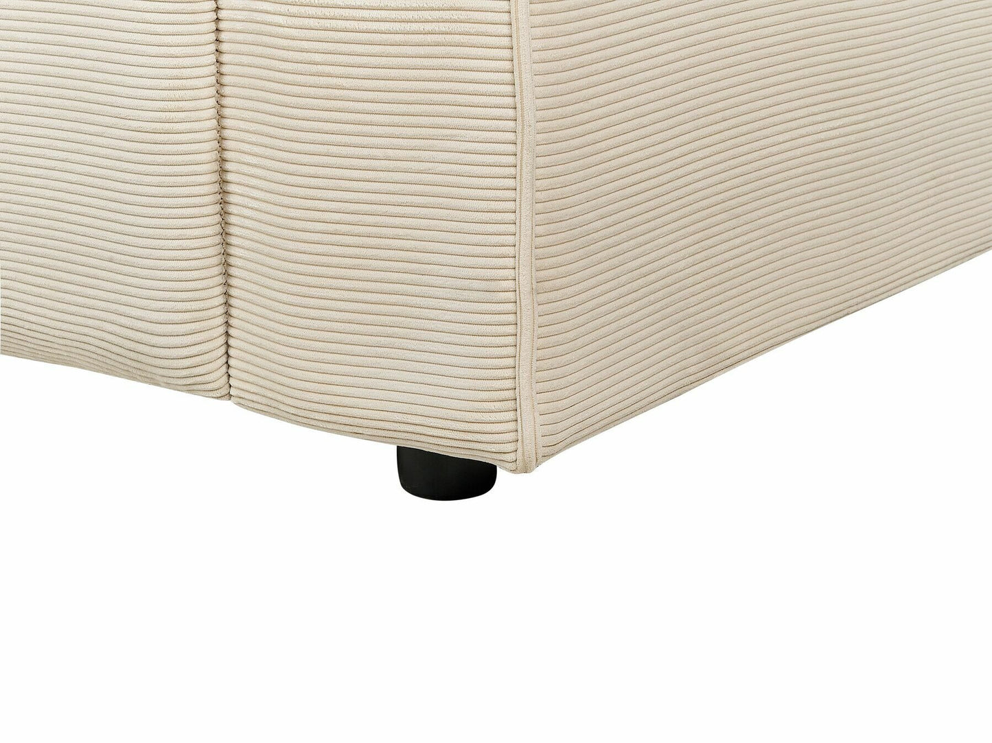 Sofa reglaineris 2 Seater Corduroy Elektrinis Reglaineris Sofa with USB Port ULVEN Beige 468213 (Beige)