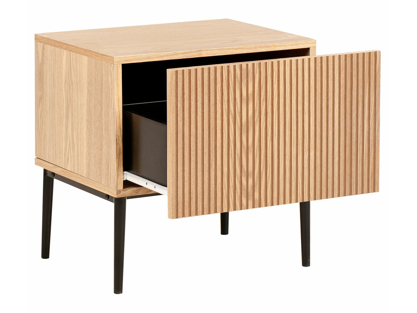 Naktinis staliukas Lovoside Stalas BLYTHE Natural Uosis Medis 600914 (Ruda)