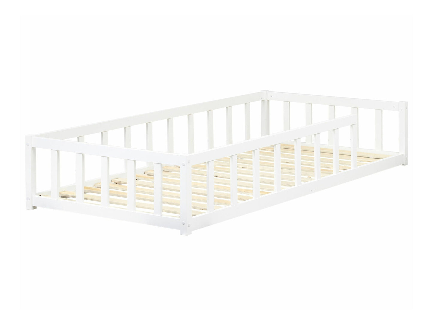 Lova Medinės Kids Lova EU Viengulės Size MEYMAC 603873 (Balta)
