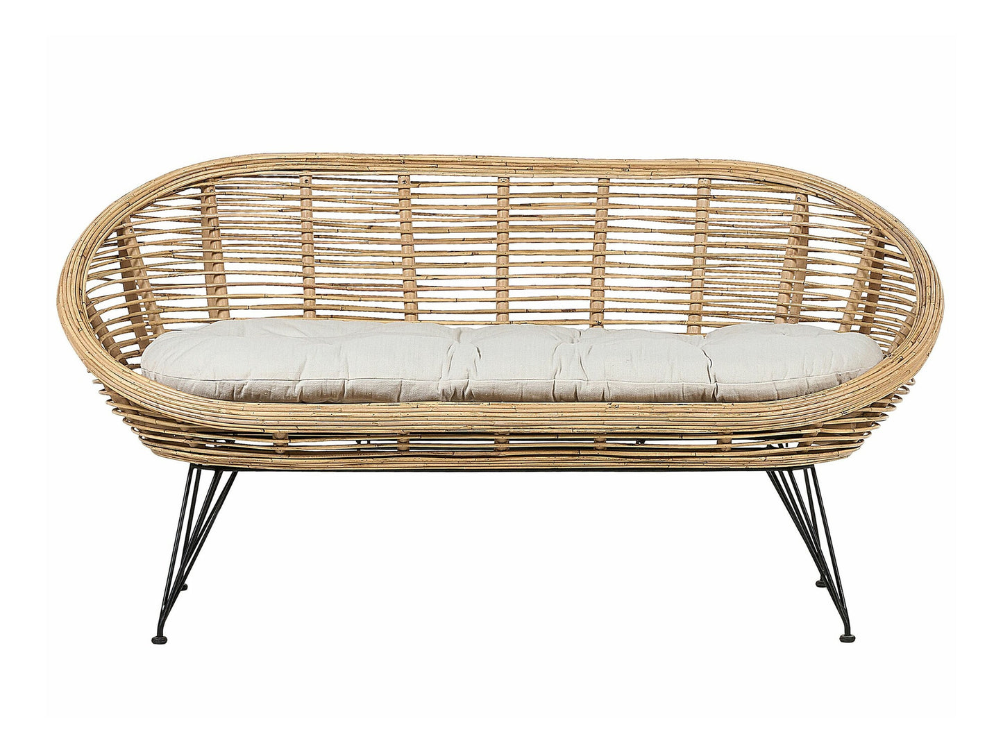 Lauko sofa Garden Sofa 2 Seater MARATEA Rattan Natural 414279