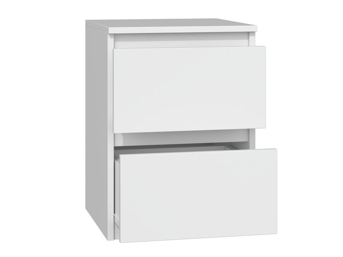 Naktinis staliukas Szafka necna Malwa M2 M-MP-SN-MAL-M2/X2-BIA (Balta)