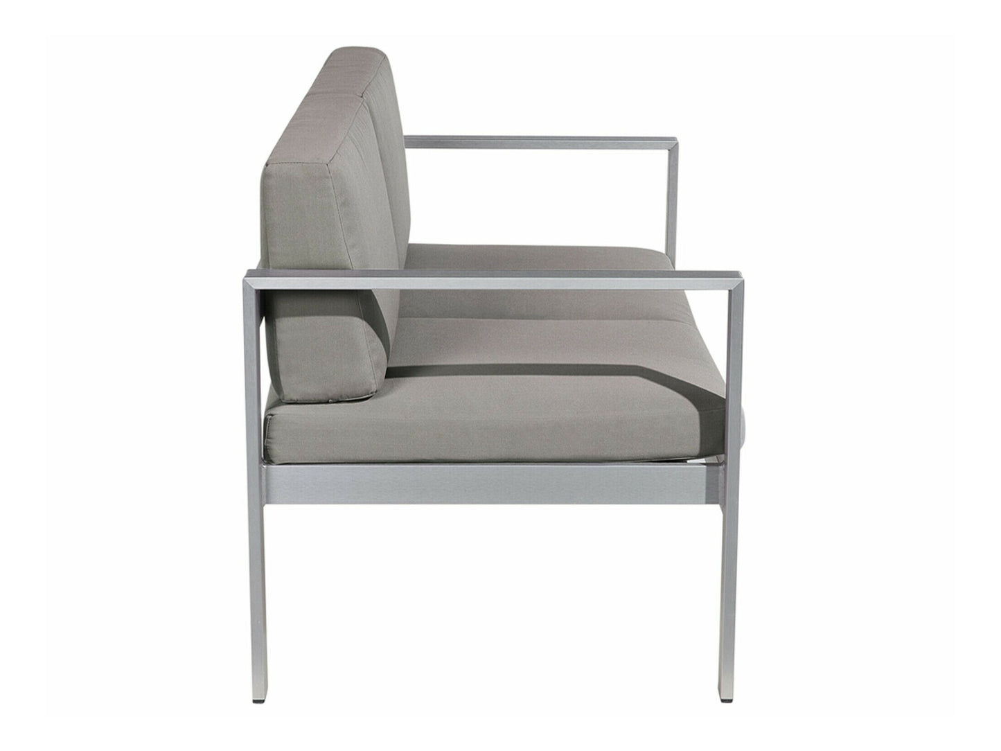 Lauko sofa Garden Sofa 2 Seater SALERNO Metalas Tamsi Pilka 93874 (Tamsi pilka)