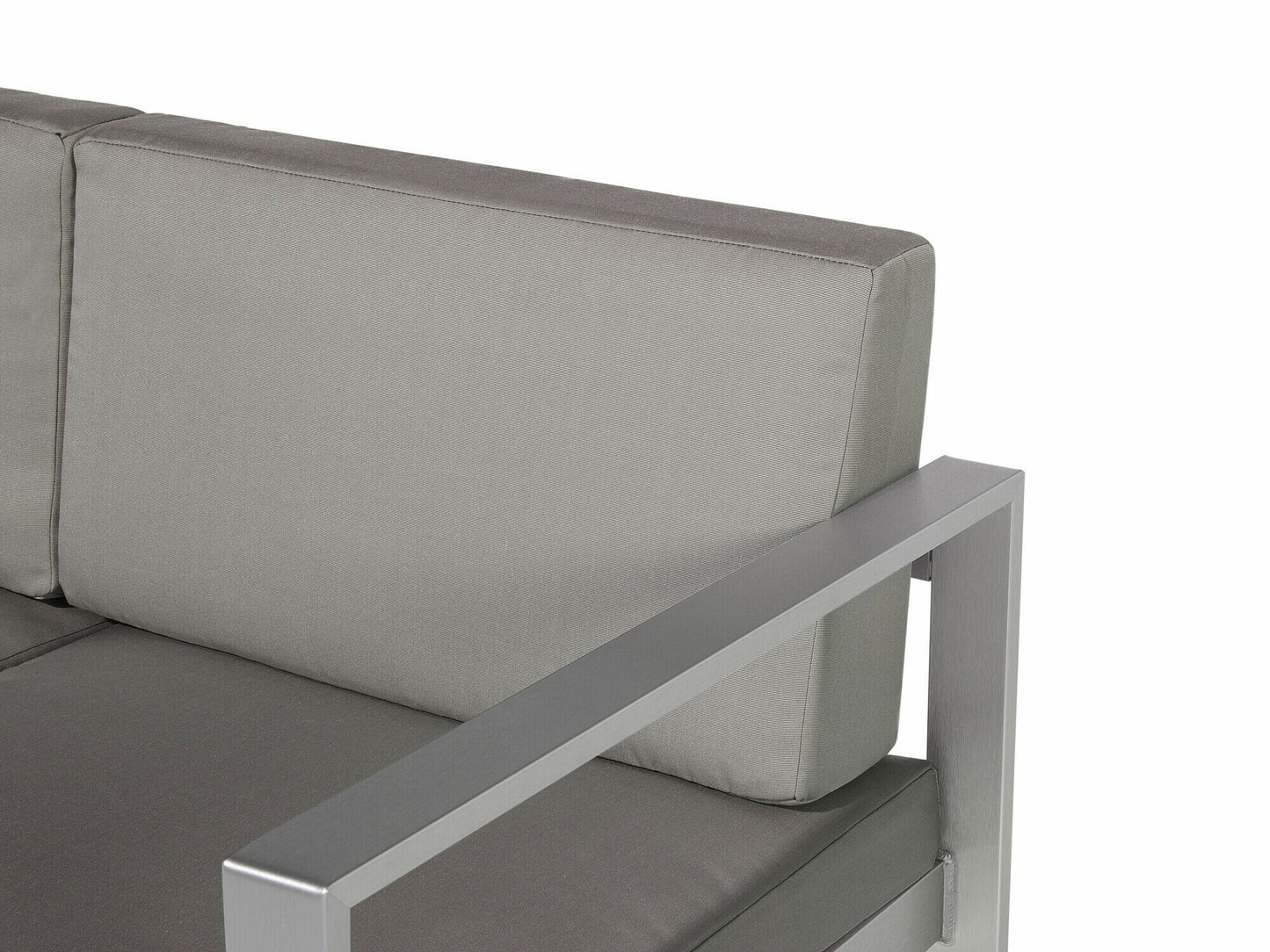 Lauko sofa Garden Sofa 2 Seater SALERNO Metalas Tamsi Pilka 93874 (Tamsi pilka)