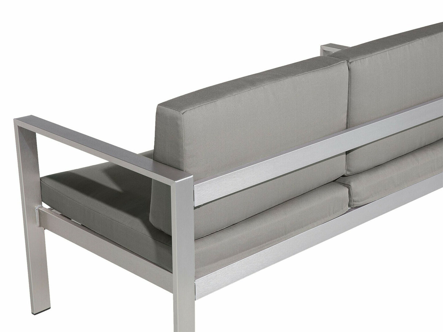 Lauko sofa Garden Sofa 2 Seater SALERNO Metalas Tamsi Pilka 93874 (Tamsi pilka)