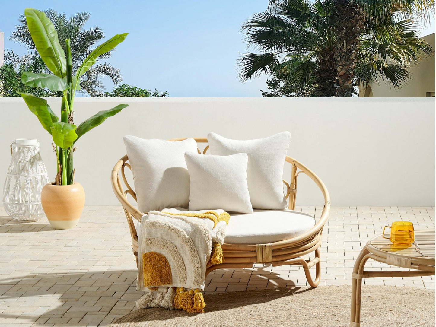 Lauko fotelis Garden Daylova ROSSANO Rattan Natural 406559 (Šviesi ruda)
