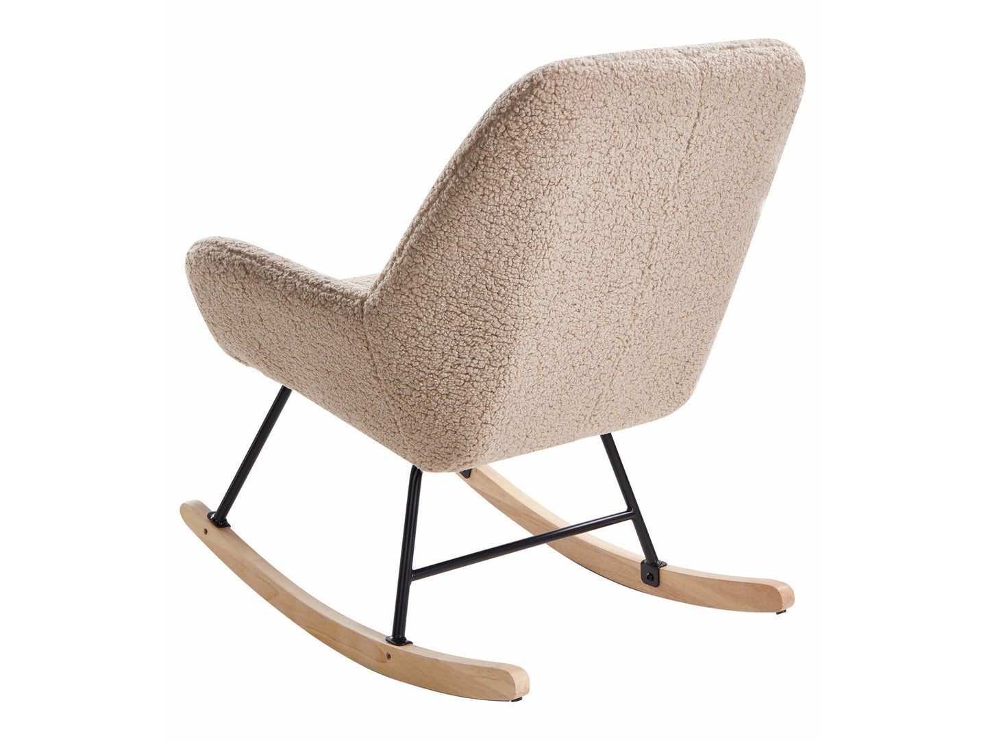 Supama kėdė Rocking Kėdė KINNO Boucle Beige 607855 (Beige)