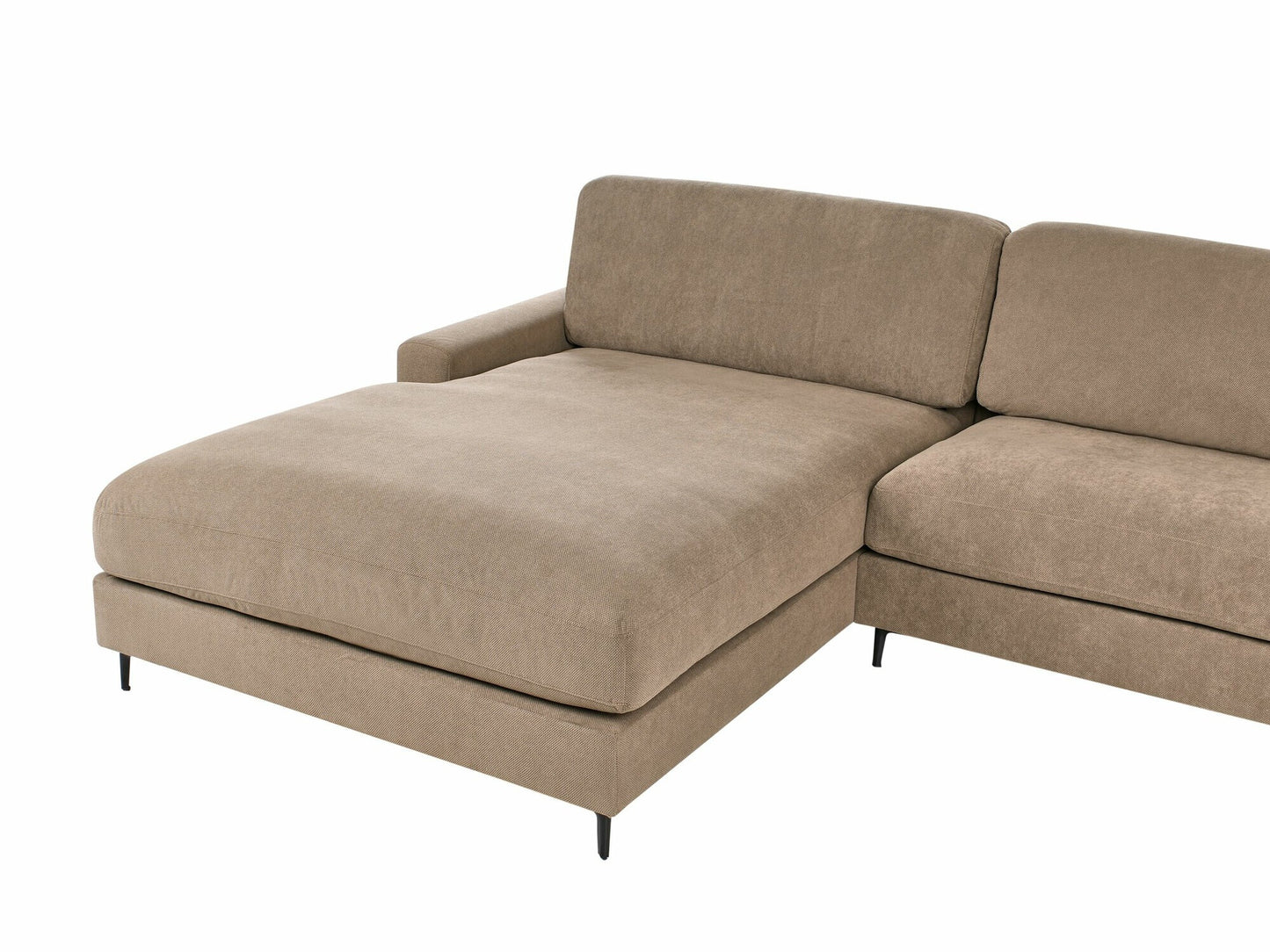 Minkštas kampas MALOY 604024, Spalva: Ruda, Variantas: Kairinis