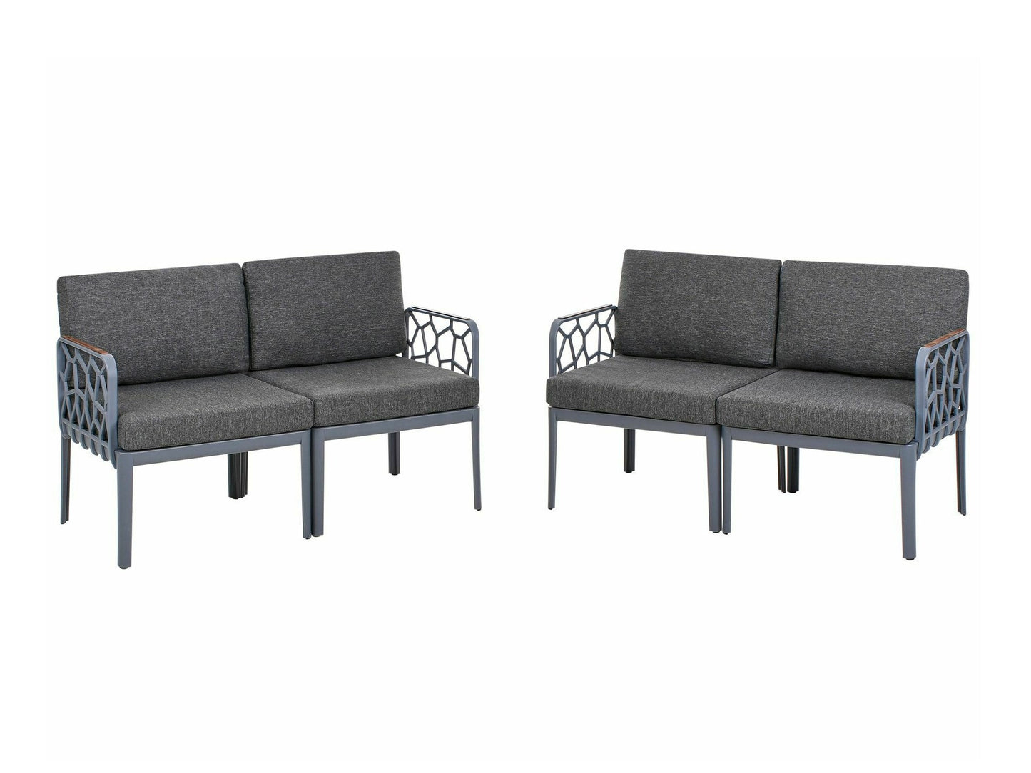 Lauko baldų komplektas ERICHE 611553, Spalva: Pilka 4026887