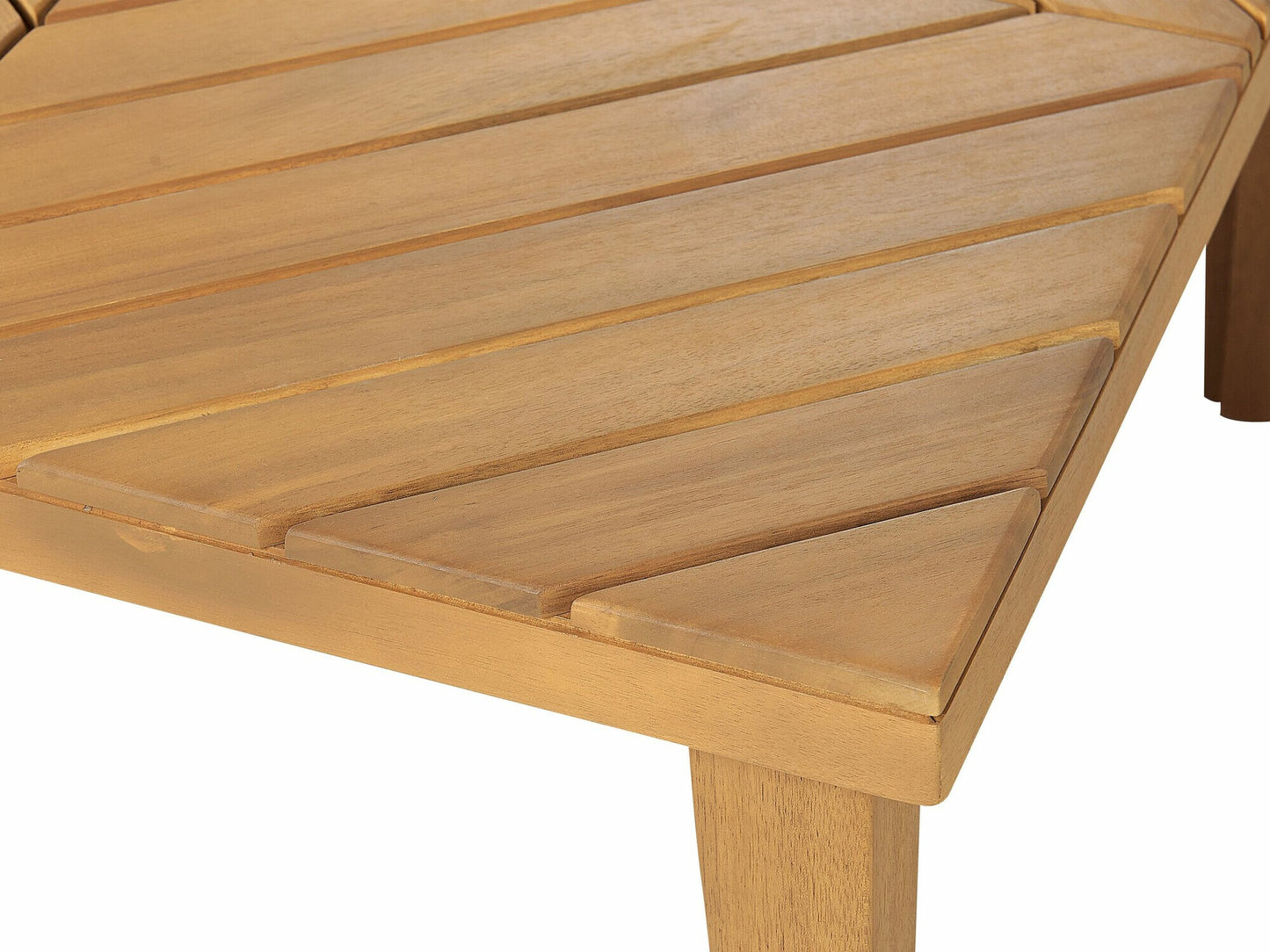 Lauko staliukas Akacija Medis Garden Coffee Stalas 70 x 70 cm Šviesi BARATTI 332507