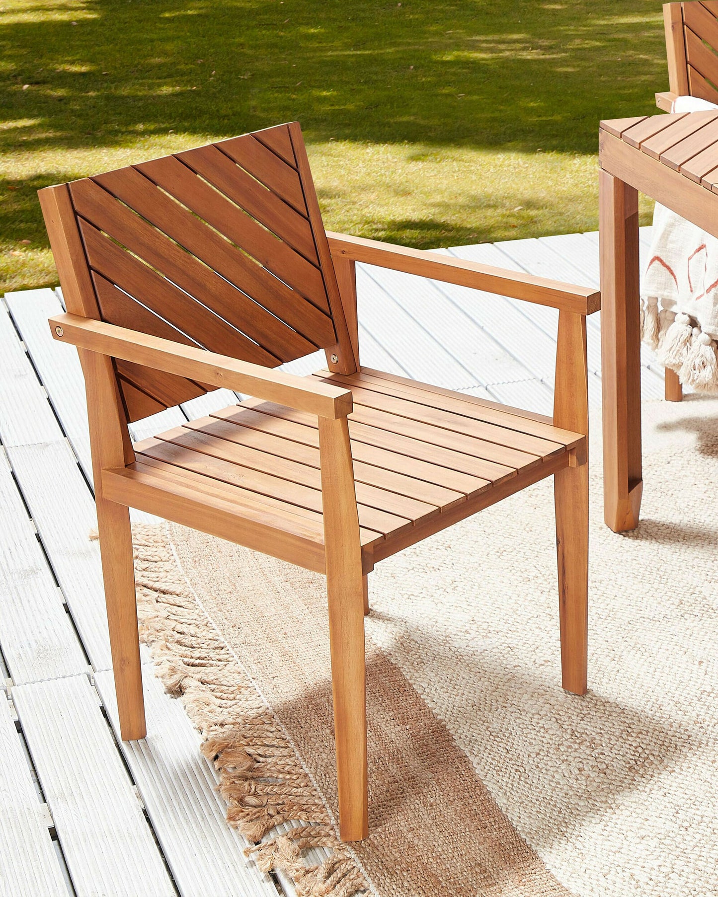 Lauko kėdė Garden Kėdė BARATTI Akacija Medis Ruda 399800