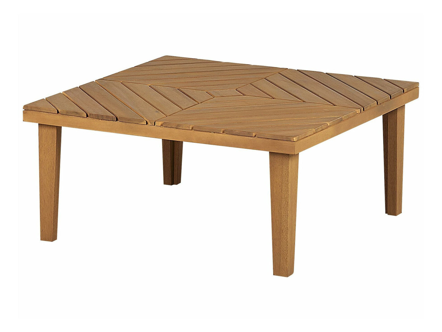 Lauko baldų komplektas Garden Lounge Komplektas with Stalas and Ottoman 4 Seater BARATTI Akacija Medis Ruda 330816