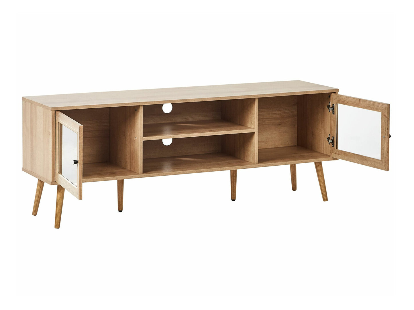 TV staliukas TV Stand ALBANY Šviesi Ruda 594180