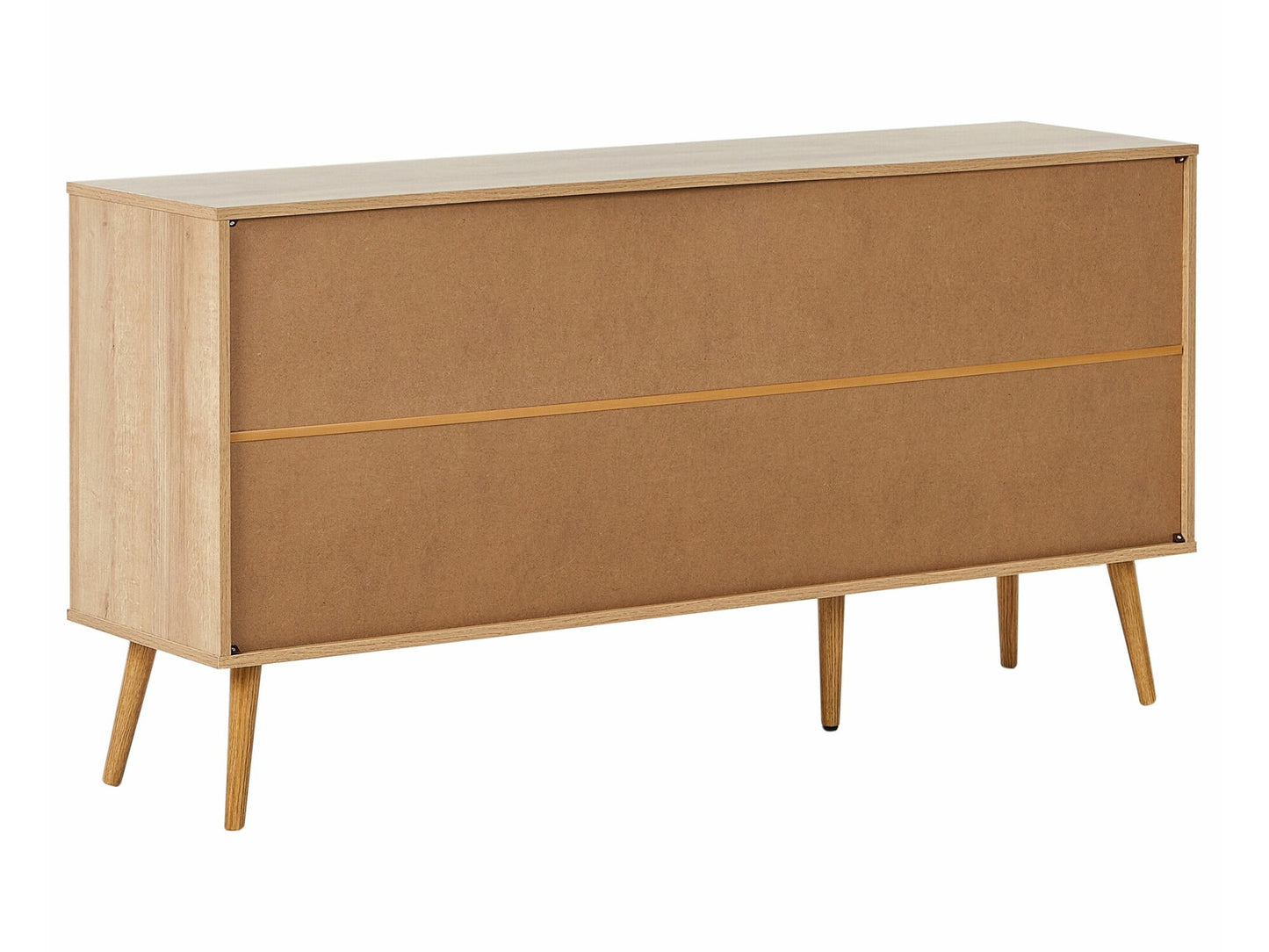 Spintelė Stiklas Display Spintelė ALBANY 150 cm Šviesi Ruda 594333