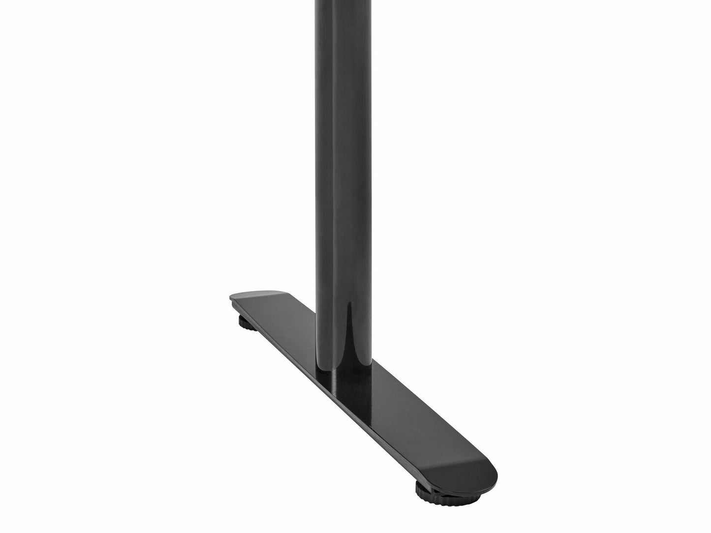 Reguliuojamo aukščio darbo stalas DESTINAS elektrinis 160 cm, Stalviršio spalva: Juoda, Kojų spalva: Juoda