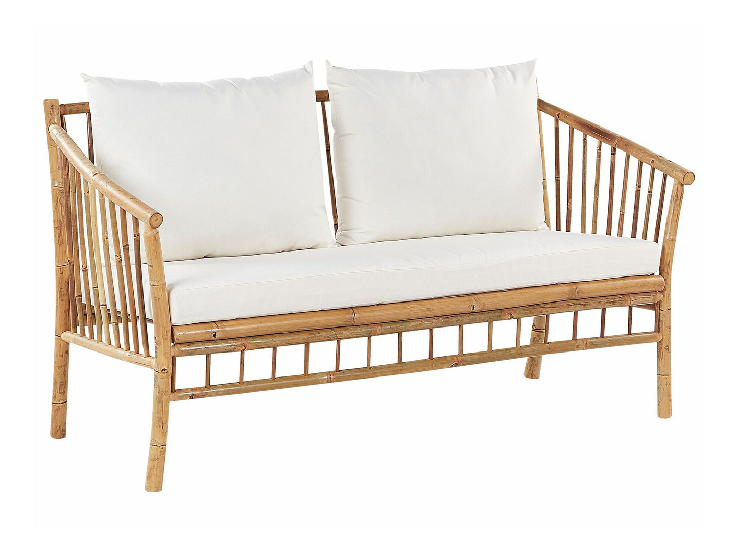Lauko baldų komplektas Garden Lounge Komplektas with Stalas 4 Seater MAGGIORE Bambukas Medis Šviesi Ruda 341018